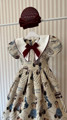 Teddy bear dress فستان تيدي بير