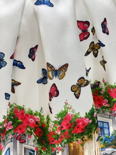 بيبي فستان white Butterflies