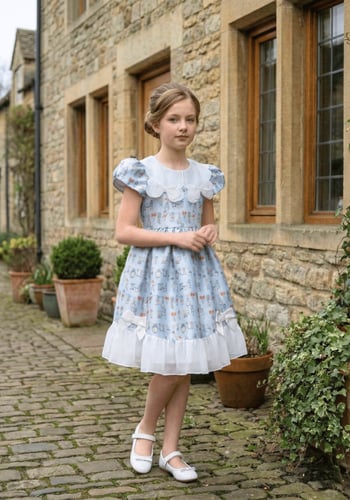 Alice land dress فستان اليس لاند ازرق