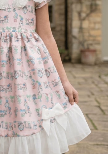 Alice land Pink dress فستان اليس لاند وردي