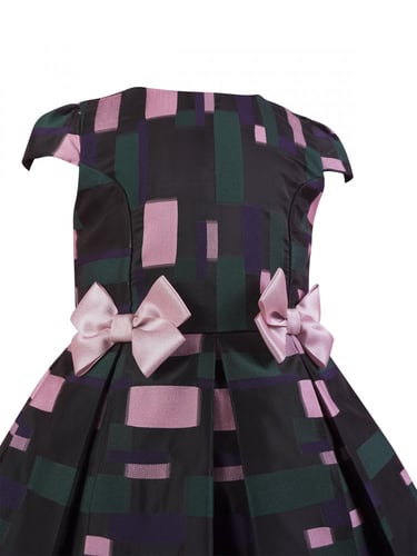 فستان اسود اورقنزا RUBY