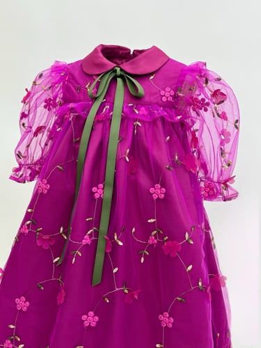 Amsterdam dress fushia