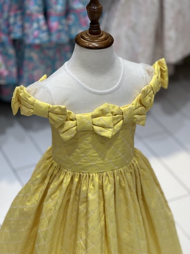 فستان Yellow Bows
