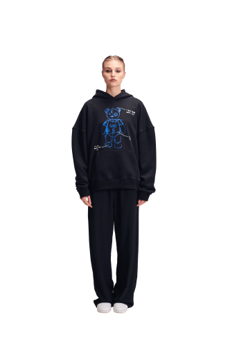 Bear Black Hoodie