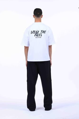 Break The Rules white t-shirt