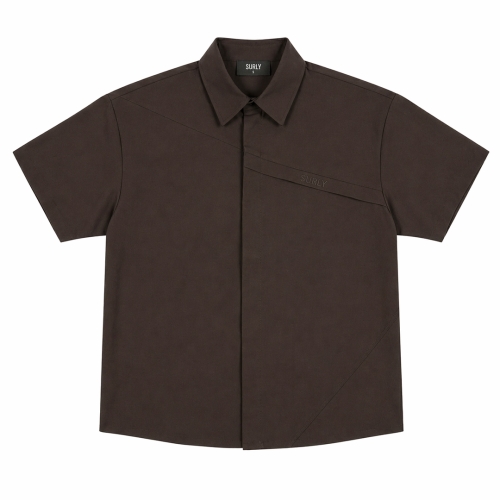 Light Black Shirt Short-Sleeve