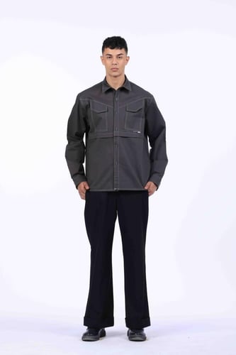 Brown long sleeve shirt