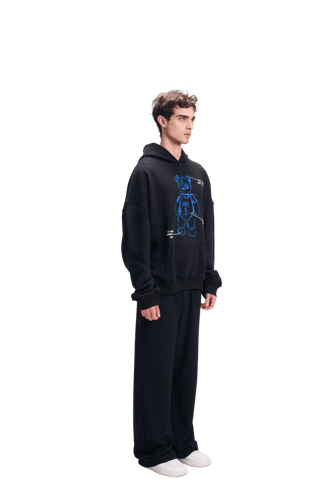 Bear Black Hoodie
