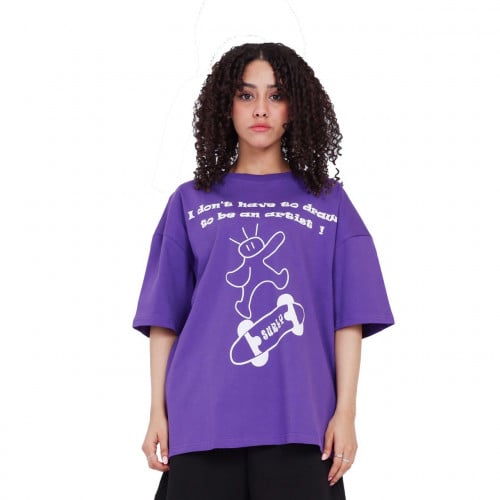 Oversize Purple T-shirt II
