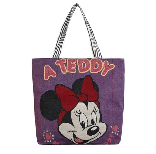 اكياس قماشية برسومات ديزني متعددة الاستخدامات