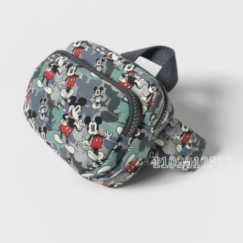 شنطة حزام بناتية قماشية ديزني زارا