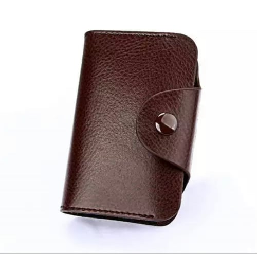 محفظة بطايق جلد