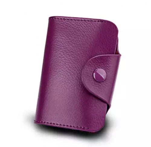 محفظة بطايق جلد