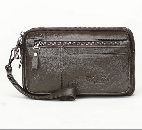 شنطة رجالية من الجلد الطبيعي