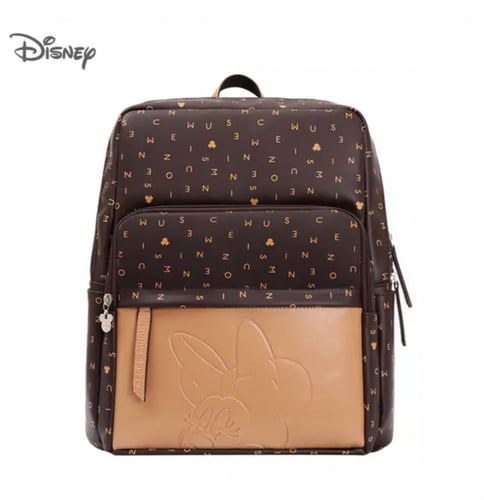 شنطة من ديزني جلد محفور عليها صورة (ميكي) او( ميني...