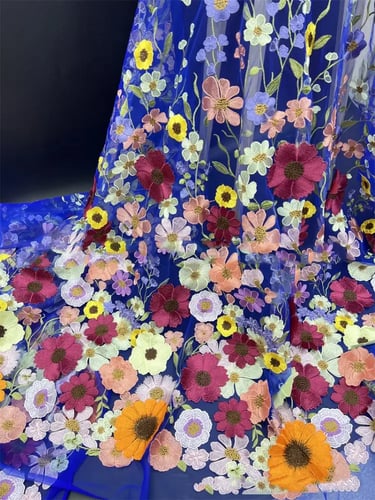 ثلاثية الأبعاد زهرة الدانتيل الكرة ثوب للمناسبات ا...