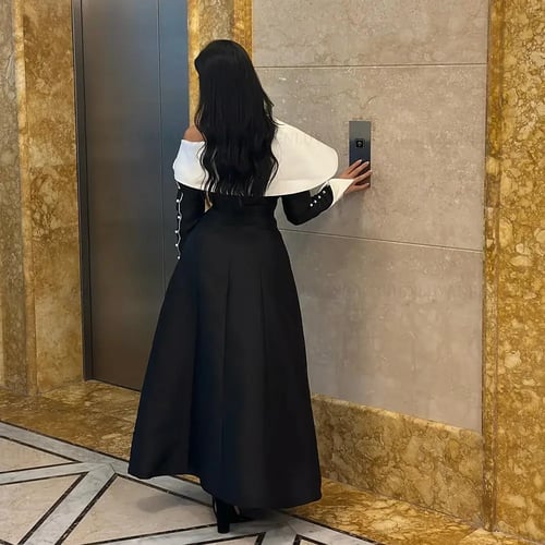 فستان حفلة موسيقية بكتف واحد من الساتان من الساتان...