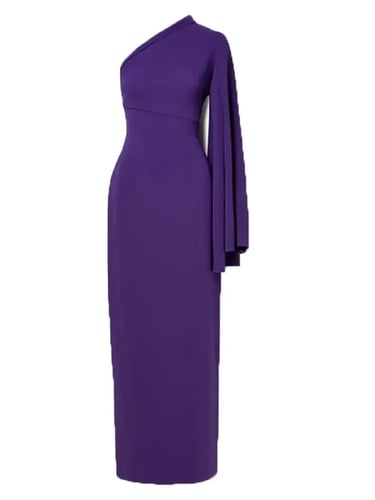 فستان نسائي أنيق ، ياقة قطرية منقسمة ، كم واحد ، ف...