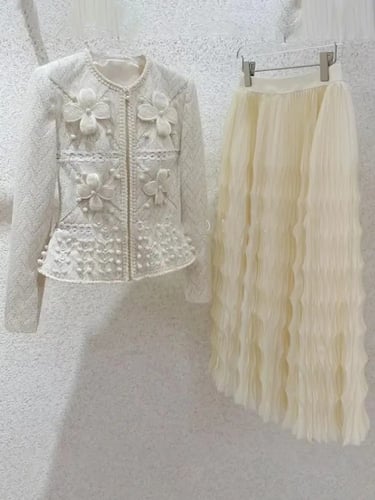 أنيقة 2 قطعة مجموعة ثلاثية الأبعاد زهرة المرقعة تو...