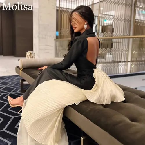 موليسا-فساتين سهرة حورية البحر عارية الذراعين ، فس...