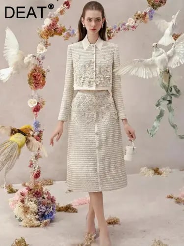 أنيقة 2 قطعة مجموعة ثلاثية الأبعاد زهرة التباين ال...