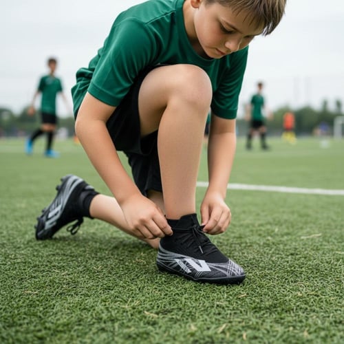 حذاء رياضي اسود وابيض (ولادي)