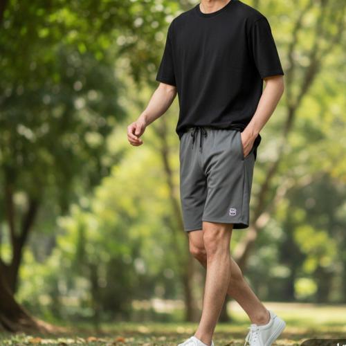 شورت BOLD SIDE (رمادي)