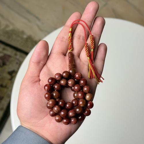 فاتورن معرق عنابي أخضر كروي