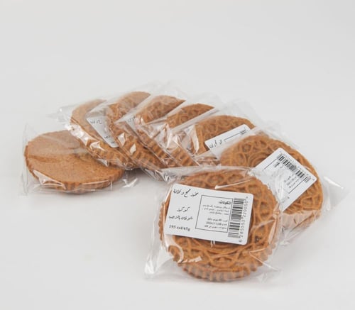 علبة كوكيز شوفان بالزبيب -8 قطعة