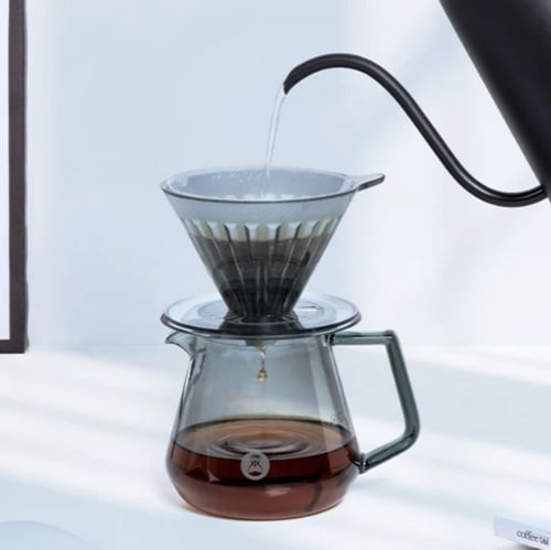 سيرفر تحضير زجاجي من تايمور اسود بسعة 360مل | Time...