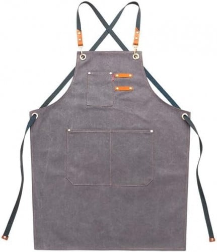 مريلة الباريستا - اللون رمادي | BARISTA APRON