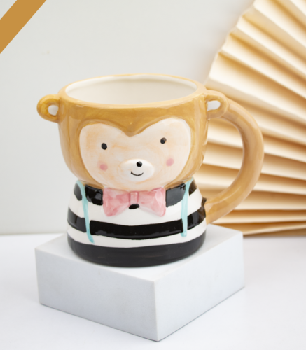 اكواب سيراميك تصميم ثري دي بشخصيات كيوت