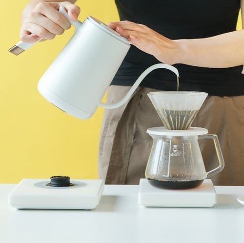 غلاية تايمور 600 مل - ابيض | Timemore Fish Electri...