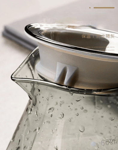 سيرفر V60 - زجاجي اسود داكن فخم مقاس 01 - 02 | V60...