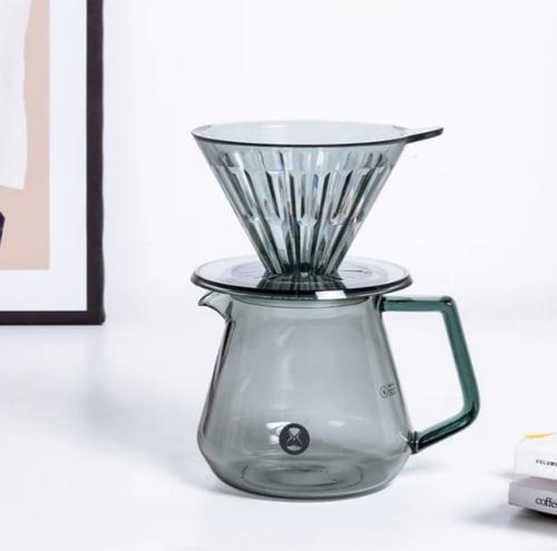 سيرفر تحضير زجاجي من تايمور اسود بسعة 600مل | Time...