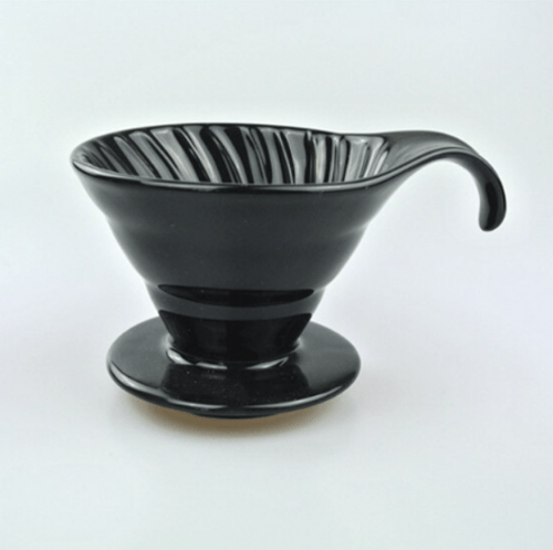 قمع V60 سيراميك اسود 02 | ceramic dripper 02 Black