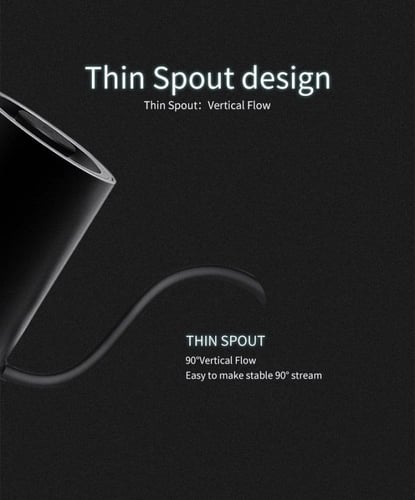 غلاية تايمور 600 مل - ابيض | Timemore Fish Electri...