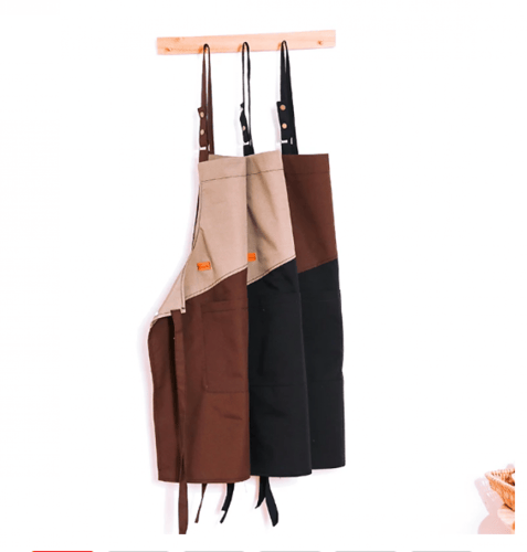 مريلة الباريستا - اللون اسود + بيج | BARISTA APRON