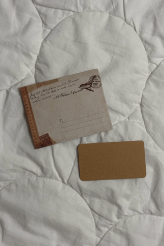 كرت اهداء مع ظرف - مقاس صغير