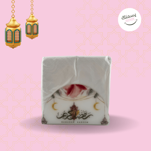 طقم 2 قطعة استاند مناديل طاولة رمضاني - منظم سفرة...