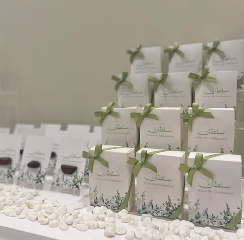 بكج توزيعات فاخر 36 قطعة | عود موركي + شموع فانيلا...