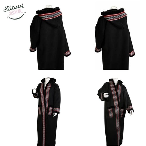 فروة شتوية فاخرة باللون الأسود 🖤 | داخل شنطة جلد...