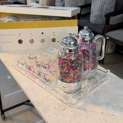 طقم الضيافة الفاخر 21 قطعة أنيقة بتصميم حصري لمتجر...