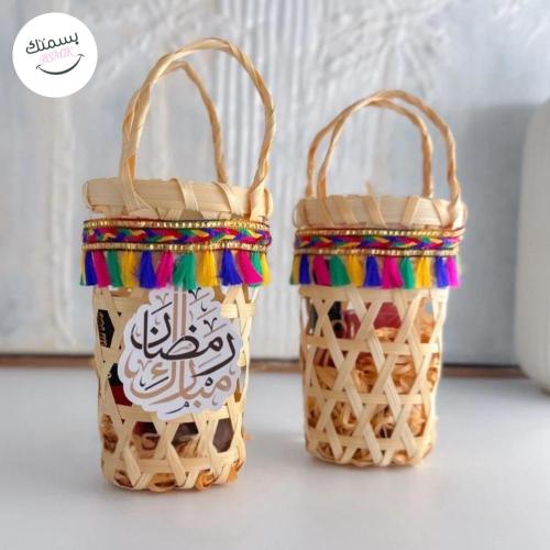 توزيعات السلال الرمضانية (12 حبة): مسك فاخر + مسبح...