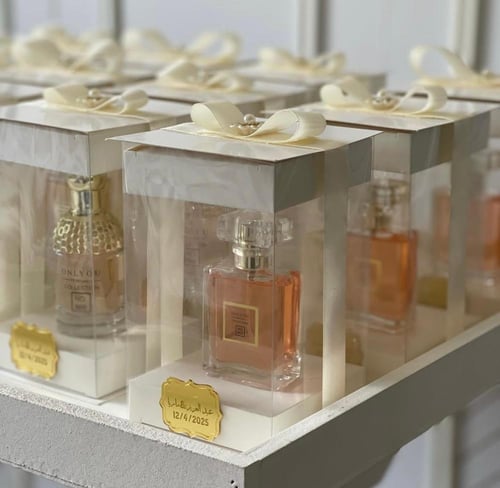 توزيعات عطور الانيقة 12 حبة مع التصميم