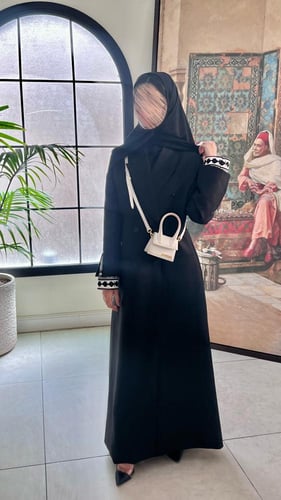 بليزر مطعم بالقط العسيري باليد