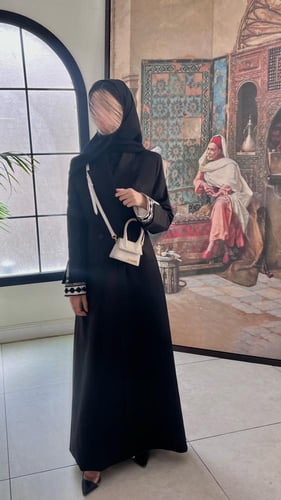 بليزر مطعم بالقط العسيري باليد