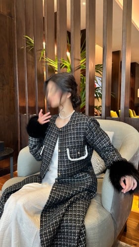 بليزر قماش شانيل