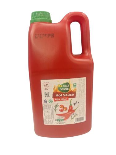 6-بيدر شطة حارة جالون 3 كغ كرتون