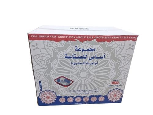 اساس | صحون قصدير مع غطاء رقم 1027 | كرتون | 1000...
